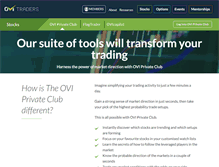 Tablet Screenshot of ovitradersclub.com
